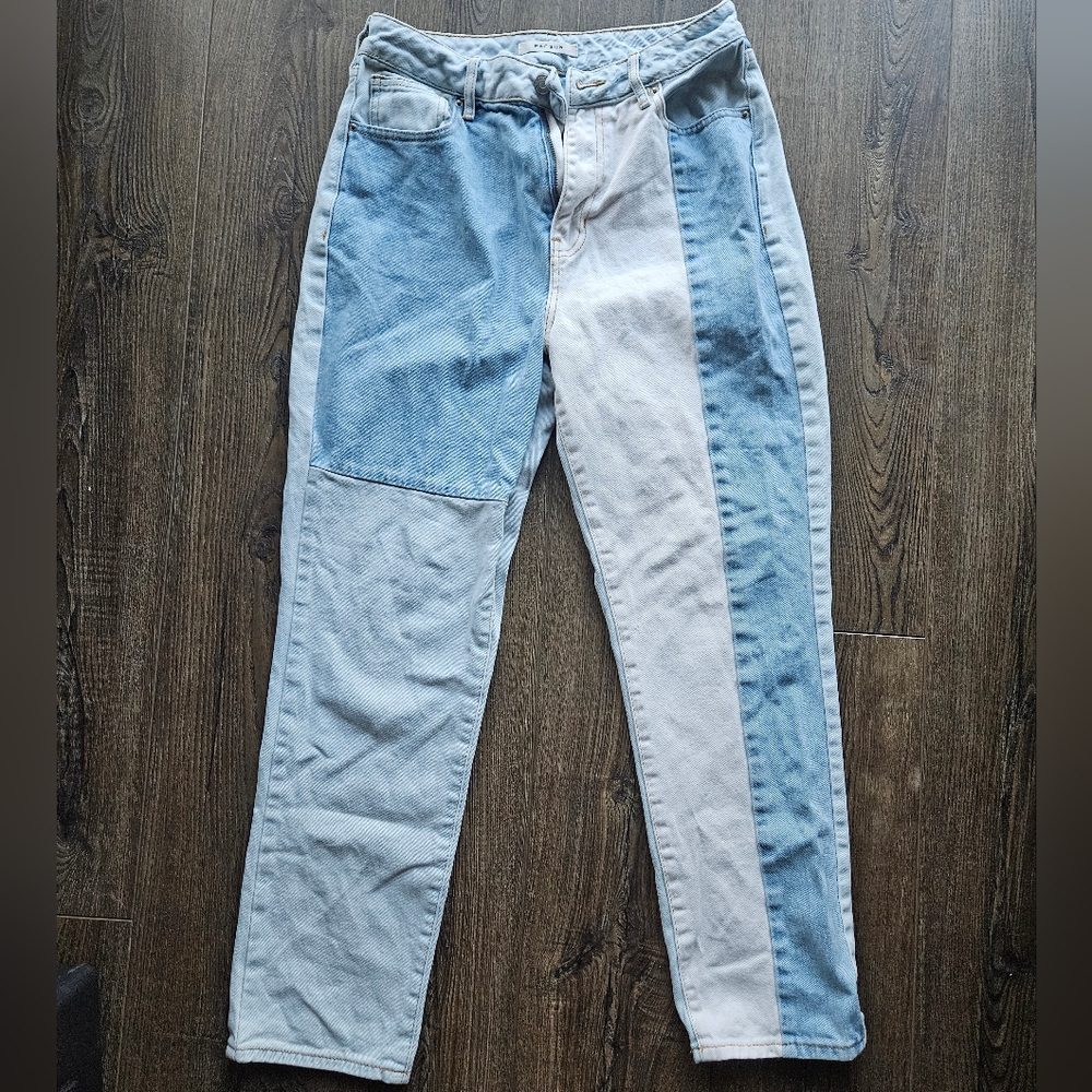 Pacsun Colorblock Mom Jeans Size 28